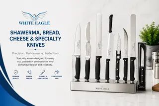 Shawerma, Bread, Cheese & Specialty Knives