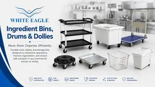 Ingredient Bins, Drums & Dollies