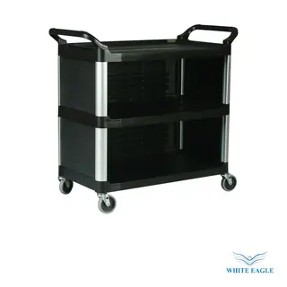 Trolley, 3- tier black (Closed) 100*49.5*93