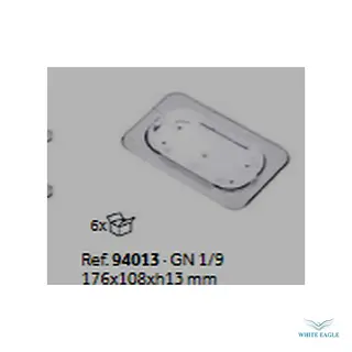 Universal Lid PC GN 1-9