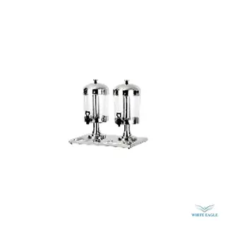 Double juice dispenser with Ice Tube 8 x 2 liter Capacity 350 x 540 x 580mm
