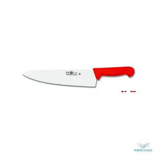 Chef Knife, Wide Blade Red Handle 26 cm