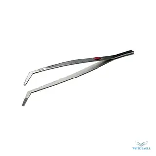 Precision Tong 40° Stainless Steel 18-10 Aisi 304 30 cm