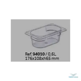 Food Box Polycarbonate GN 1-9 65mm (0.6 liter)