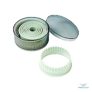 PP Round Cutter Flutted 9 pcs