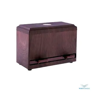 Straw dispenser 24x14xH19.5cm brown