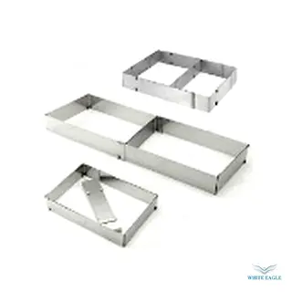RECTANGULAR MOUSSE 3 SETS+1 COVER 6 CM