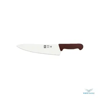 Chef Knife, Wide Blade Brown Handle 20 cm