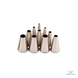 Stainless Steel Plain Round Pastry Tip Size-3