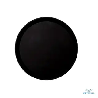 Round Fiber glass Non Slip Tray Color-Black