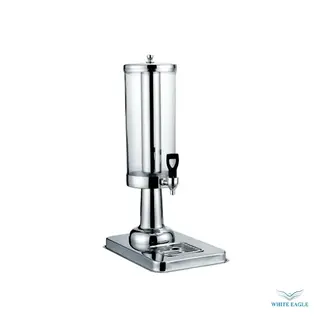 Columnar Single Juice Dispenser Stainless Steel Capacity 3 Liter