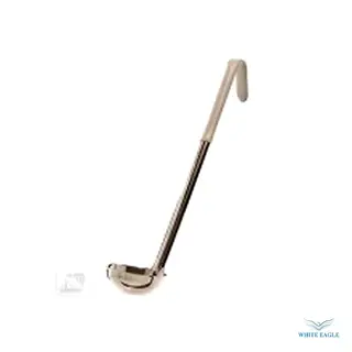 3oz - 89ml capacity,Over all size-11.6- - 29.5cm Ladle w-Ivory Coated Handle