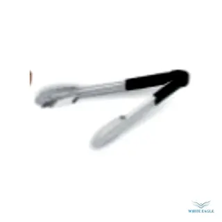 Stainless Steel Utility Tong Black Handle 30cm