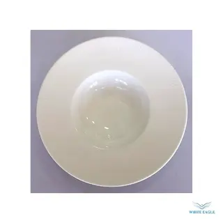 Iris White Banquet Deep Plate 28 cm 400 cc