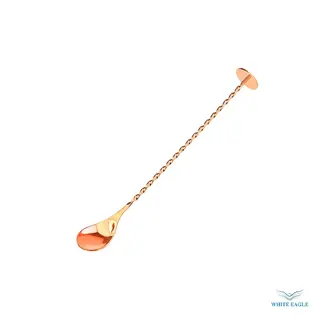 Bar Spoon with Masher full twist 11- Copper Coated