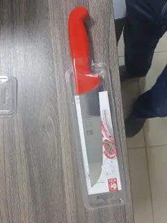 ICEL Stainless Steel Chef Knife with Red Handle