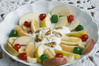 fruit salad plate