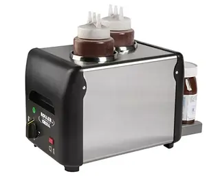 Double Bottle Sauce Warmer roller grill made in france