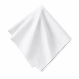 Plain White Cotton Napkin – 55 × 55 cm (1 × W)