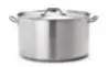 CR061 - Stainless Steel High Casserole with Lid D32 x 16 cm (12.87L / 13.6Qt.) made in China