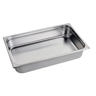 GN Stainless Steel Container GN 1/1 – 10 cm – No Lid