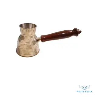double coffee pot copper