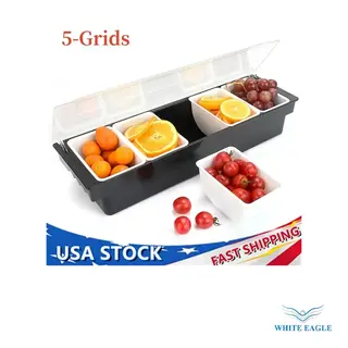 ABS/PP/PC 5 compartment holder 50X16X12
