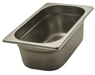 1*4 stainless steel container for chiller display