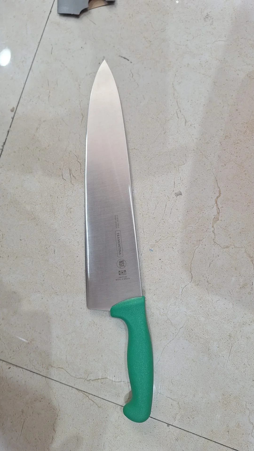 tramontina knife green 30cm - Boning, Butcher & Carving Knives from White Eagle Trading Doha Qatar - ادوات مطاعم وفنادق وايت ايجل في قطر