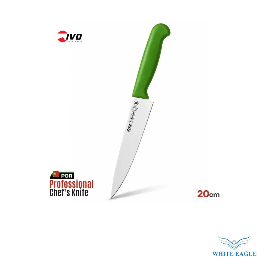 IVO Chefs Knife 20 cm - green - Chefs knife from White Eagle Trading Doha Qatar - ادوات مطاعم وفنادق وايت ايجل في قطر