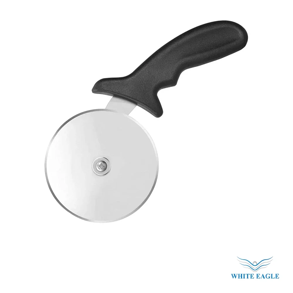 BH-II-F4 - Pizza Cutter black handle 4 inches/10 cm Blade, Brand: Bhale­ria made in India - Uncategorized from White Eagle Trading Doha Qatar - ادوات مطاعم وفنادق وايت ايجل في قطر