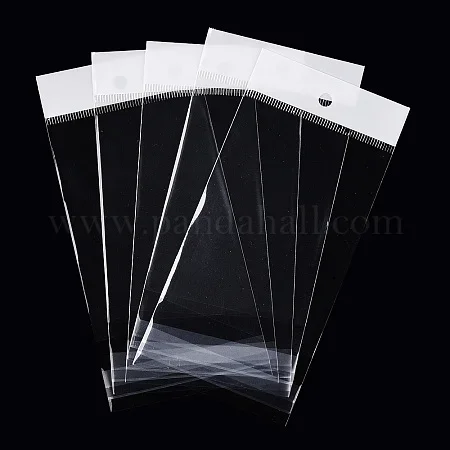 OPP BAG WITH HANGER 22*32(50) - OPP Bags & Packaging from White Eagle Trading Doha Qatar - ادوات مطاعم وفنادق وايت ايجل في قطر
