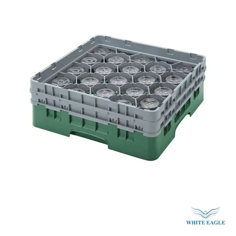 Glass Rack 36 Compartment WITH 1 EXTENDER - Glass Rack from White Eagle Trading Doha Qatar - ادوات مطاعم وفنادق وايت ايجل في قطر