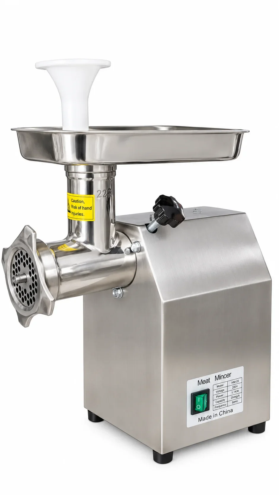 Commercial Meat Mincer / Meat Grinder (22S) - Commercial Kitchen Equipment from White Eagle Trading Doha Qatar - ادوات مطاعم وفنادق وايت ايجل في قطر