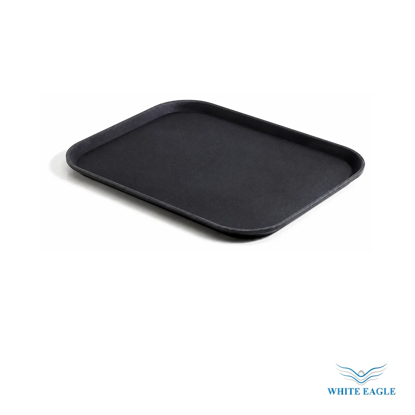 Rectangular Fiber glass Non Slip Tray  Color-Black - Non Slip Tray from White Eagle Trading Doha Qatar - ادوات مطاعم وفنادق وايت ايجل في قطر