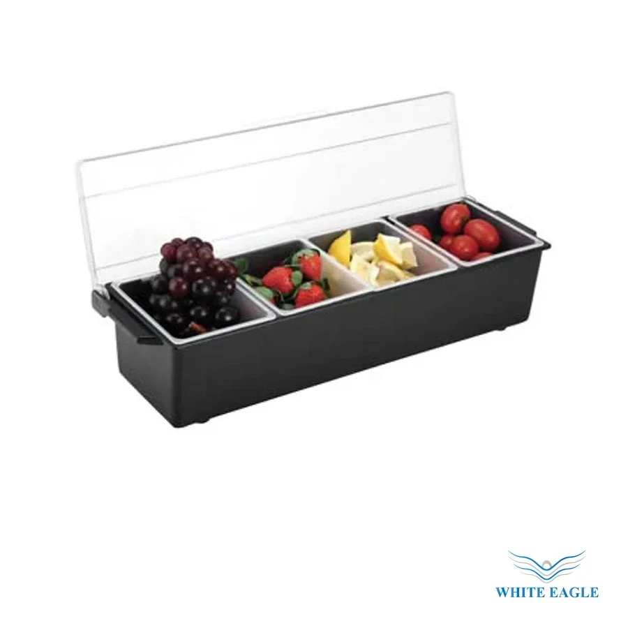 4 compartment holder - Holders & Organizers from White Eagle Trading Doha Qatar - ادوات مطاعم وفنادق وايت ايجل في قطر