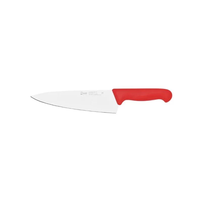 IVO Chefs Knife 20 cm - Red - Chefs knife from White Eagle Trading Doha Qatar - ادوات مطاعم وفنادق وايت ايجل في قطر