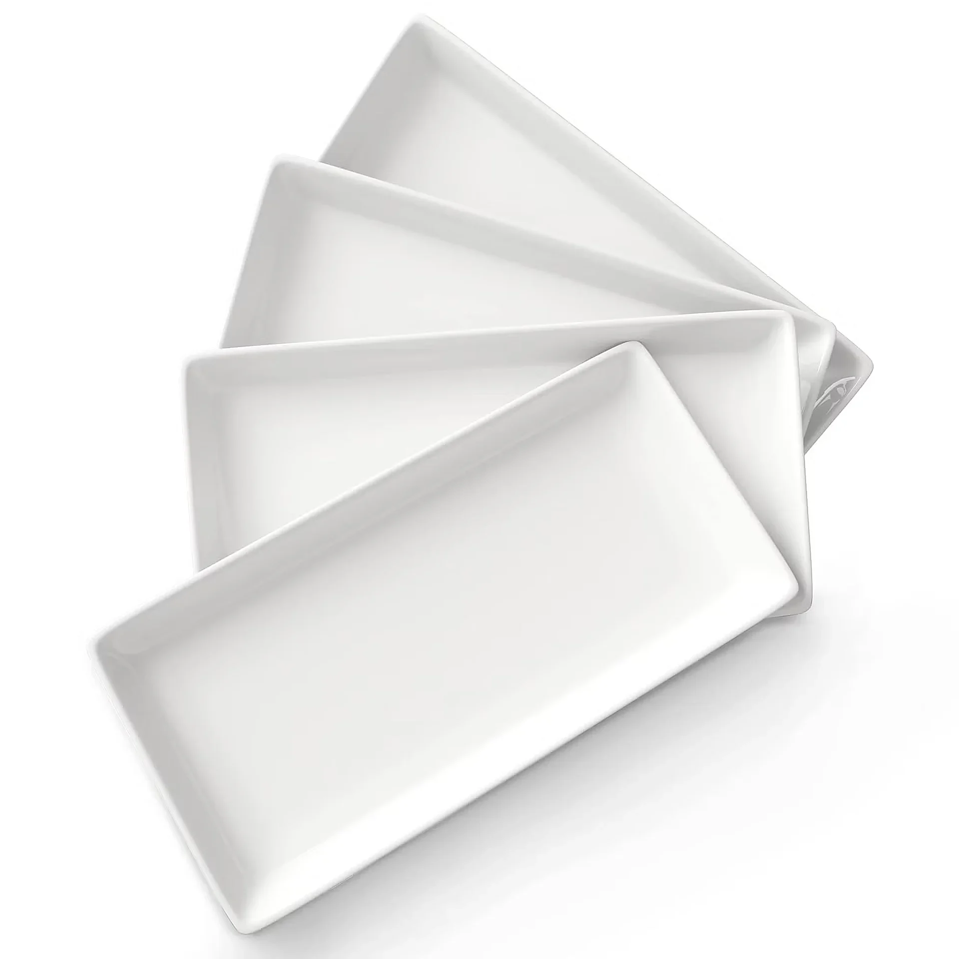 porcelain platter rectangular - Porcelain & Melamine Platters from White Eagle Trading Doha Qatar - ادوات مطاعم وفنادق وايت ايجل في قطر