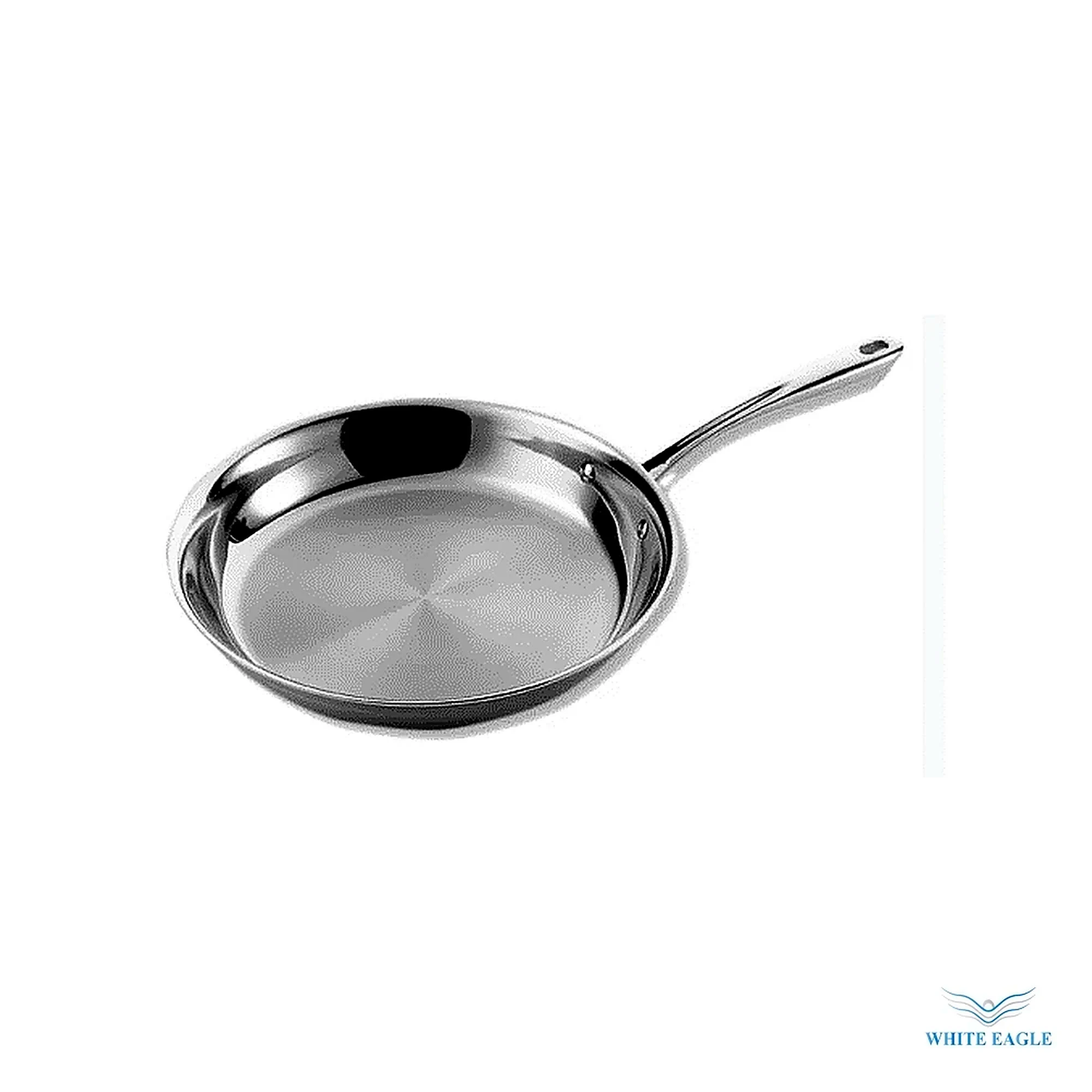 Stainless Steel Frying Pan w- Sandwich Bottom 240-45mm - Frying Pans & Saute Pans from White Eagle Trading Doha Qatar - ادوات مطاعم وفنادق وايت ايجل في قطر