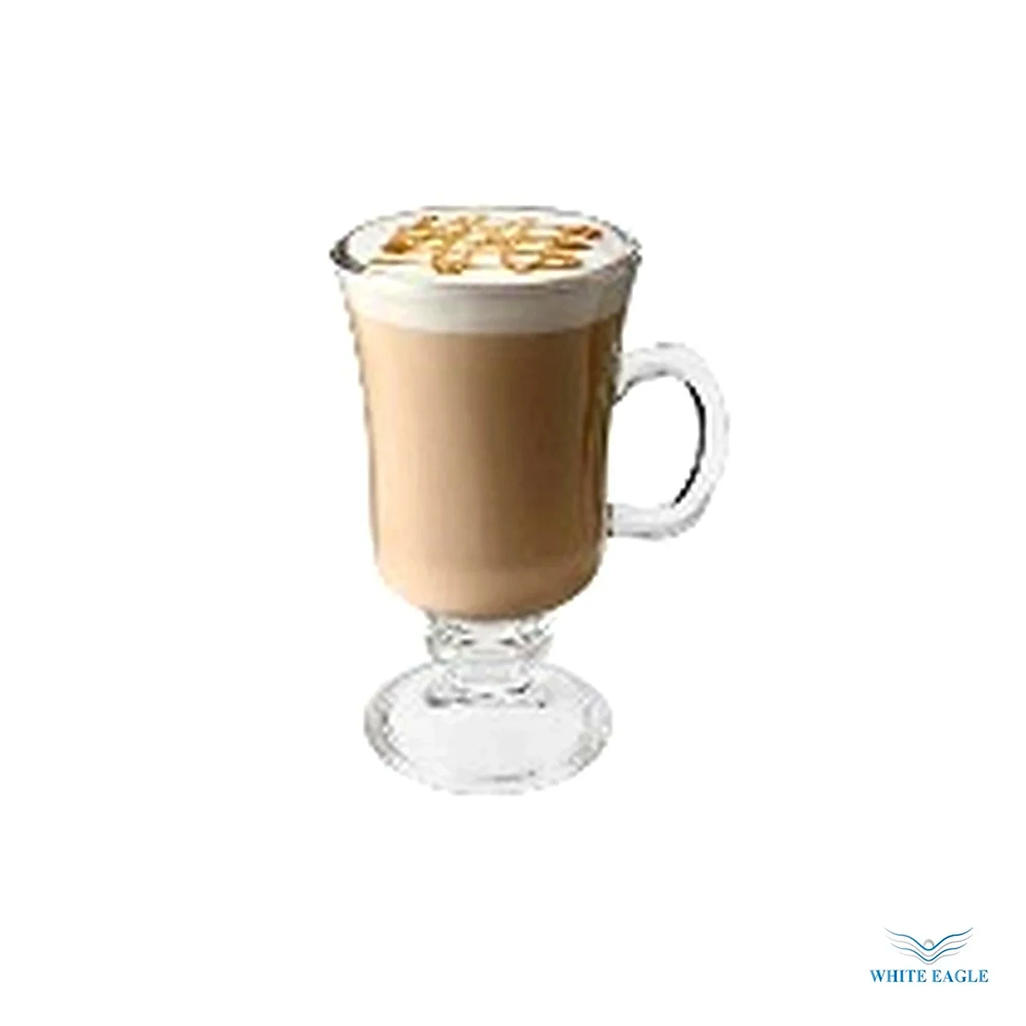 Machine Press Coffee Cup 230 ml Overall Height 14 cm (Dia 7.5cm x 10cm H) - Coffee Glasses & Glass Mugs from White Eagle Trading Doha Qatar - ادوات مطاعم وفنادق وايت ايجل في قطر