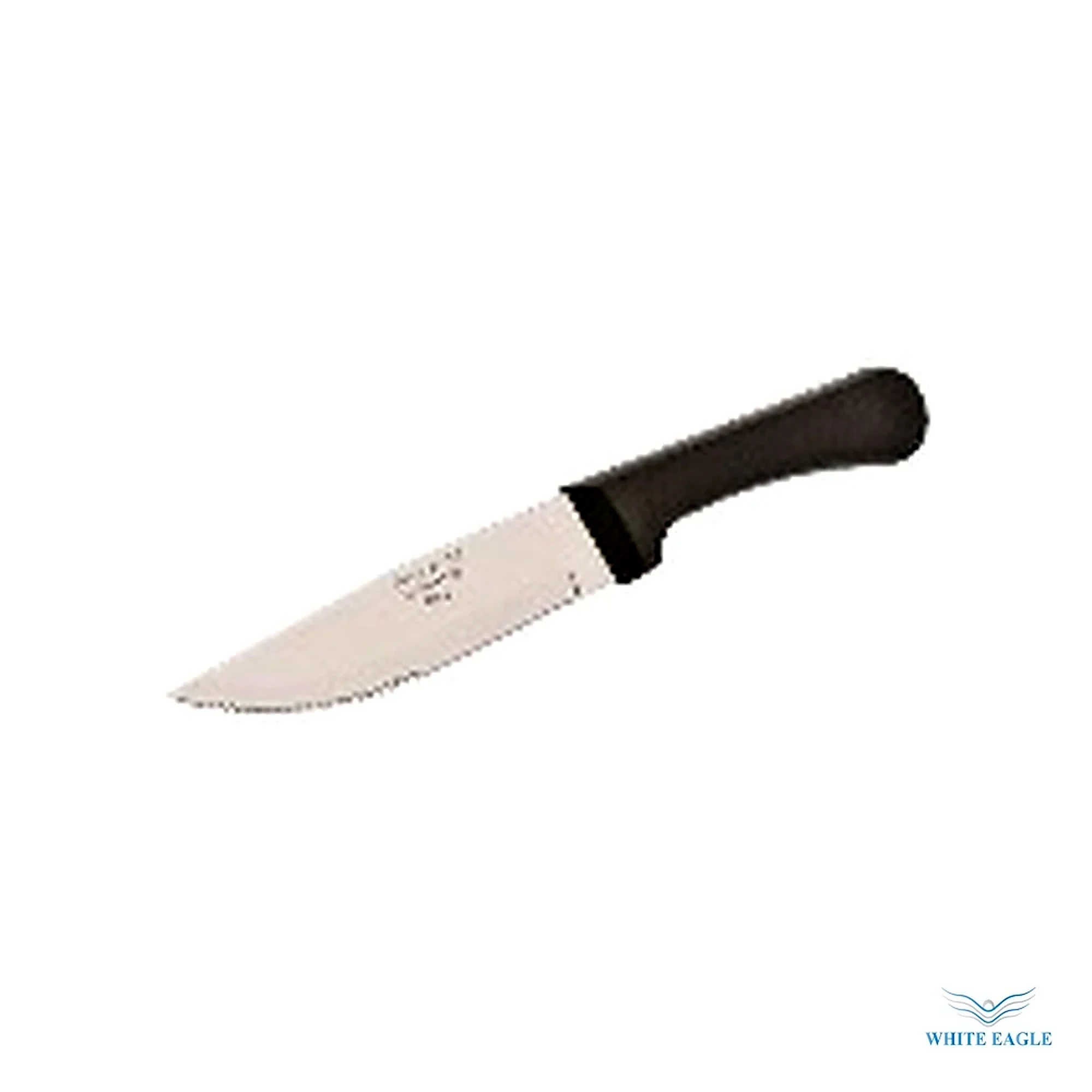 Steak Knife Blade Length-5.5- Pointed Serrerated Edge Polypropylene Handle 18-0 - Shawerma, Bread, Cheese & Specialty Knives from White Eagle Trading Doha Qatar - ادوات مطاعم وفنادق وايت ايجل في قطر