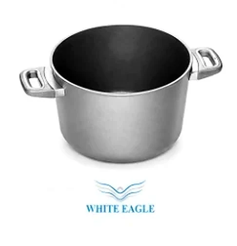 Induction Stock Pot 26 x 15 cm with 2 side handle Materials-LOTAN - Pots & Stock Pots from White Eagle Trading Doha Qatar - ادوات مطاعم وفنادق وايت ايجل في قطر