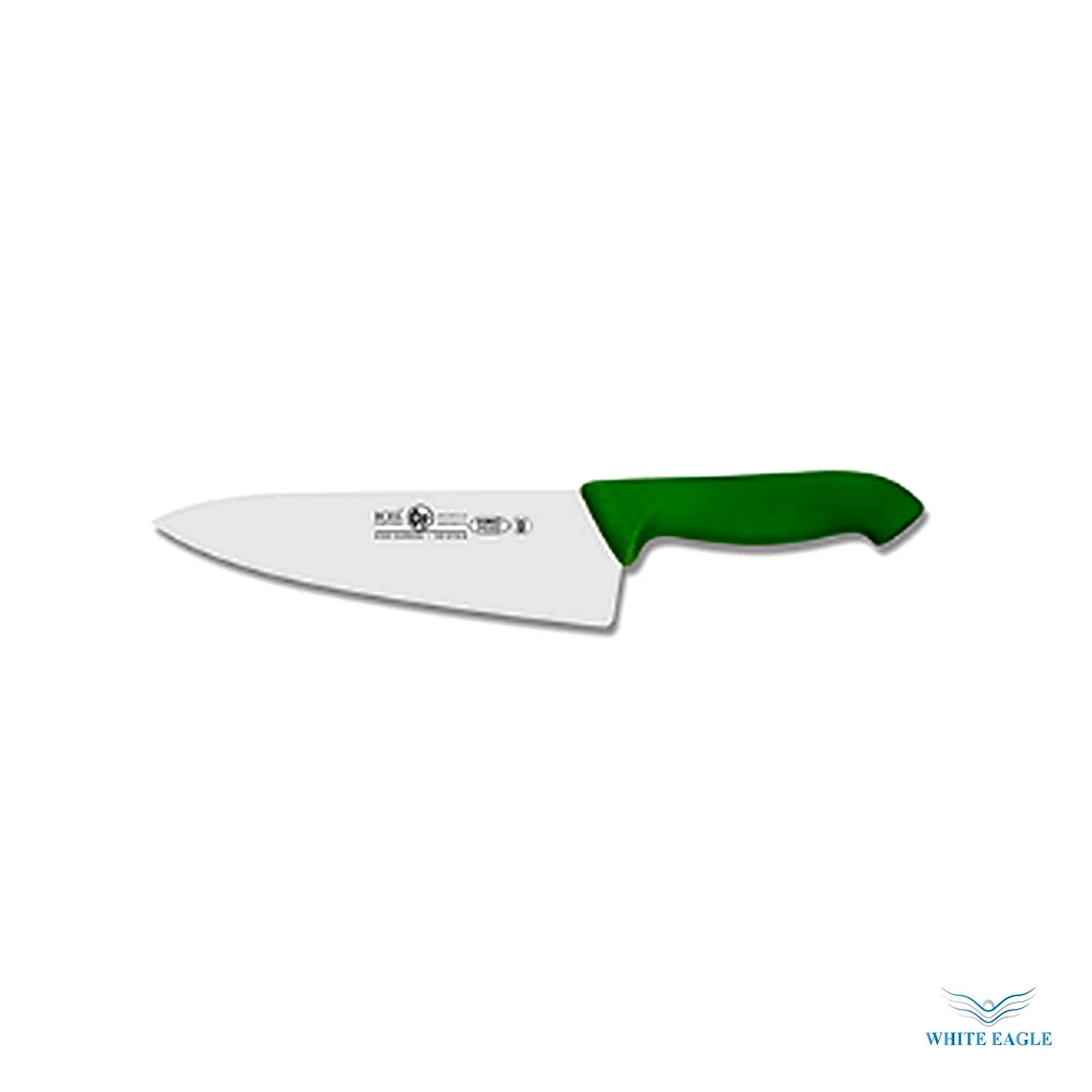 Chef Knife, Wide Blade Green Handle 20 cm - Chefs knife from White Eagle Trading Doha Qatar - ادوات مطاعم وفنادق وايت ايجل في قطر