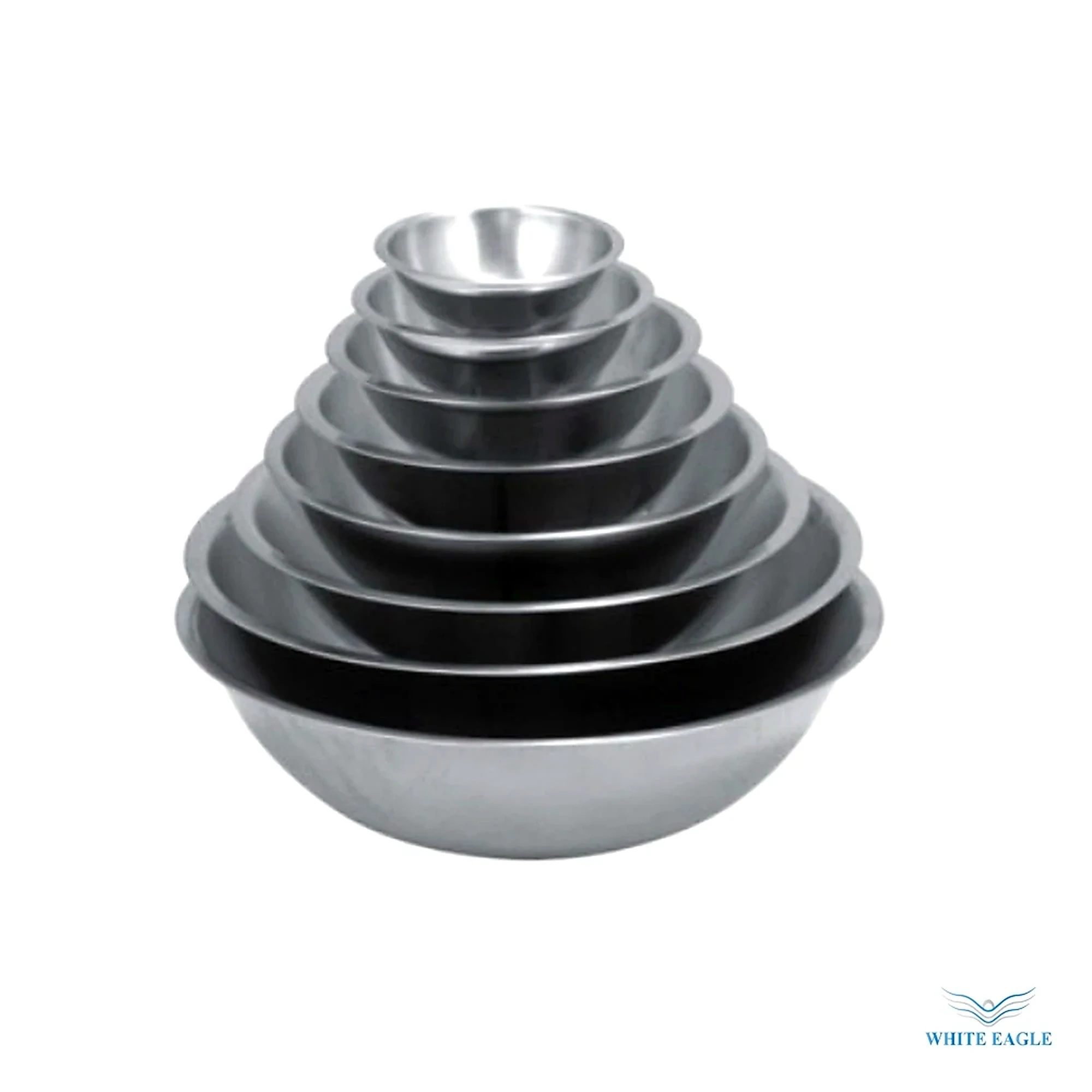 Stainless Steel Mixing Bowl - Bowls & Ramekins from White Eagle Trading Doha Qatar - ادوات مطاعم وفنادق وايت ايجل في قطر