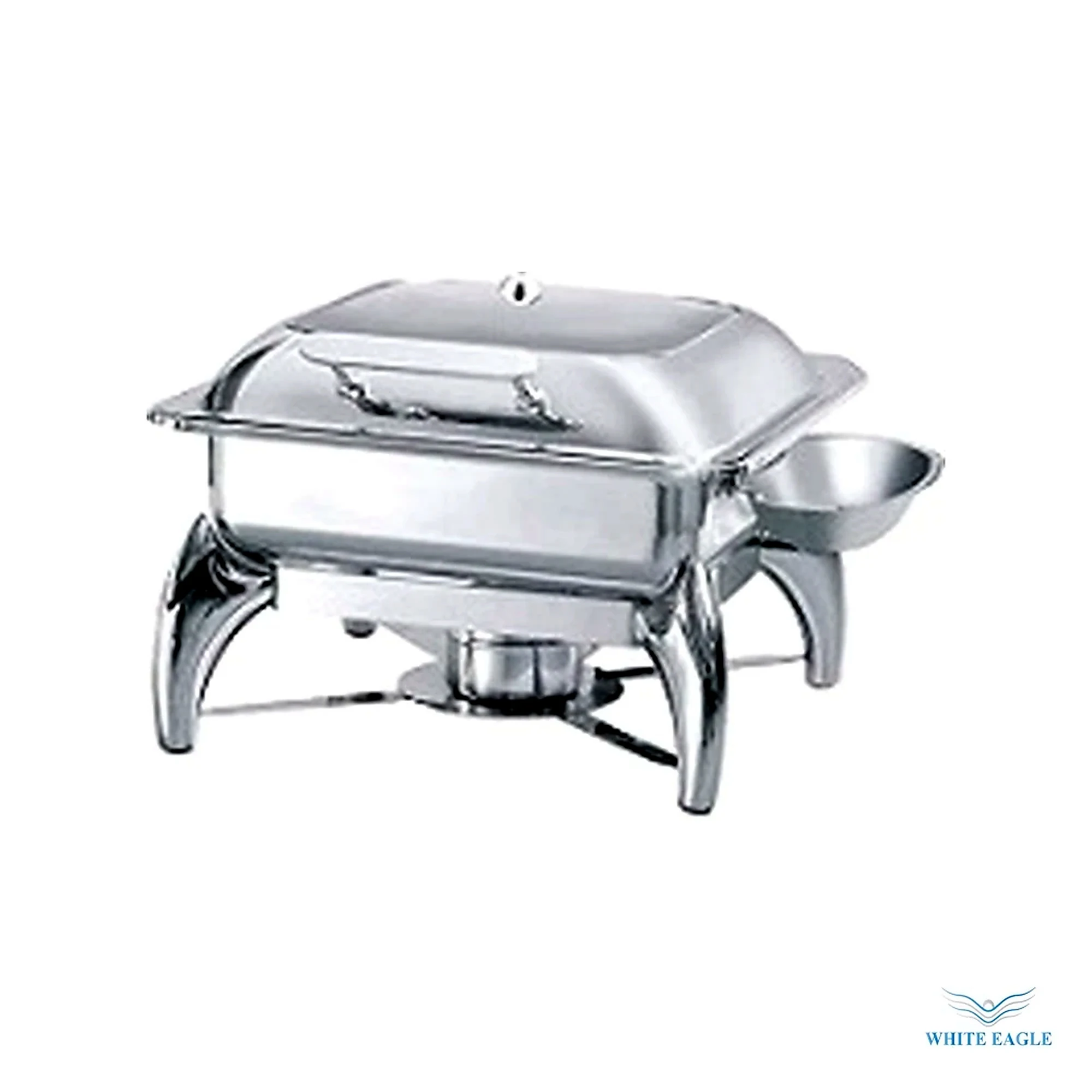Chafing dish with glass lid, G-N 2-3 - Chafing Dishes & Buffet Warmers from White Eagle Trading Doha Qatar - ادوات مطاعم وفنادق وايت ايجل في قطر