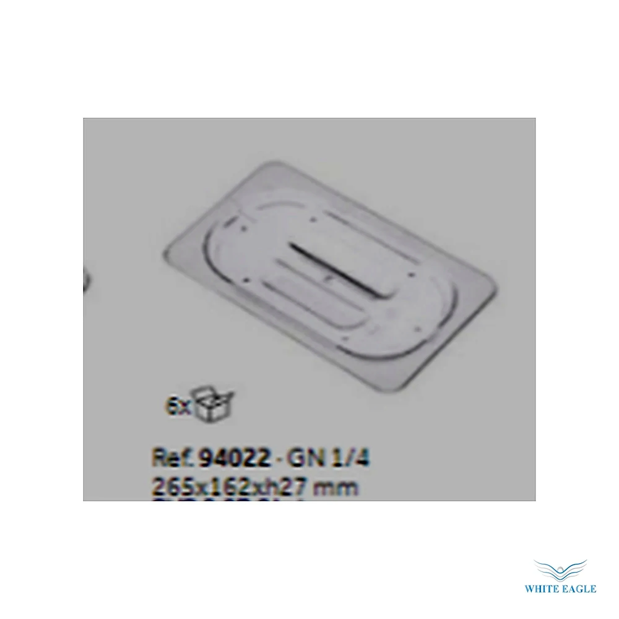 Universal Lid PC GN 1-4 - GN Covers & Lids from White Eagle Trading Doha Qatar - ادوات مطاعم وفنادق وايت ايجل في قطر