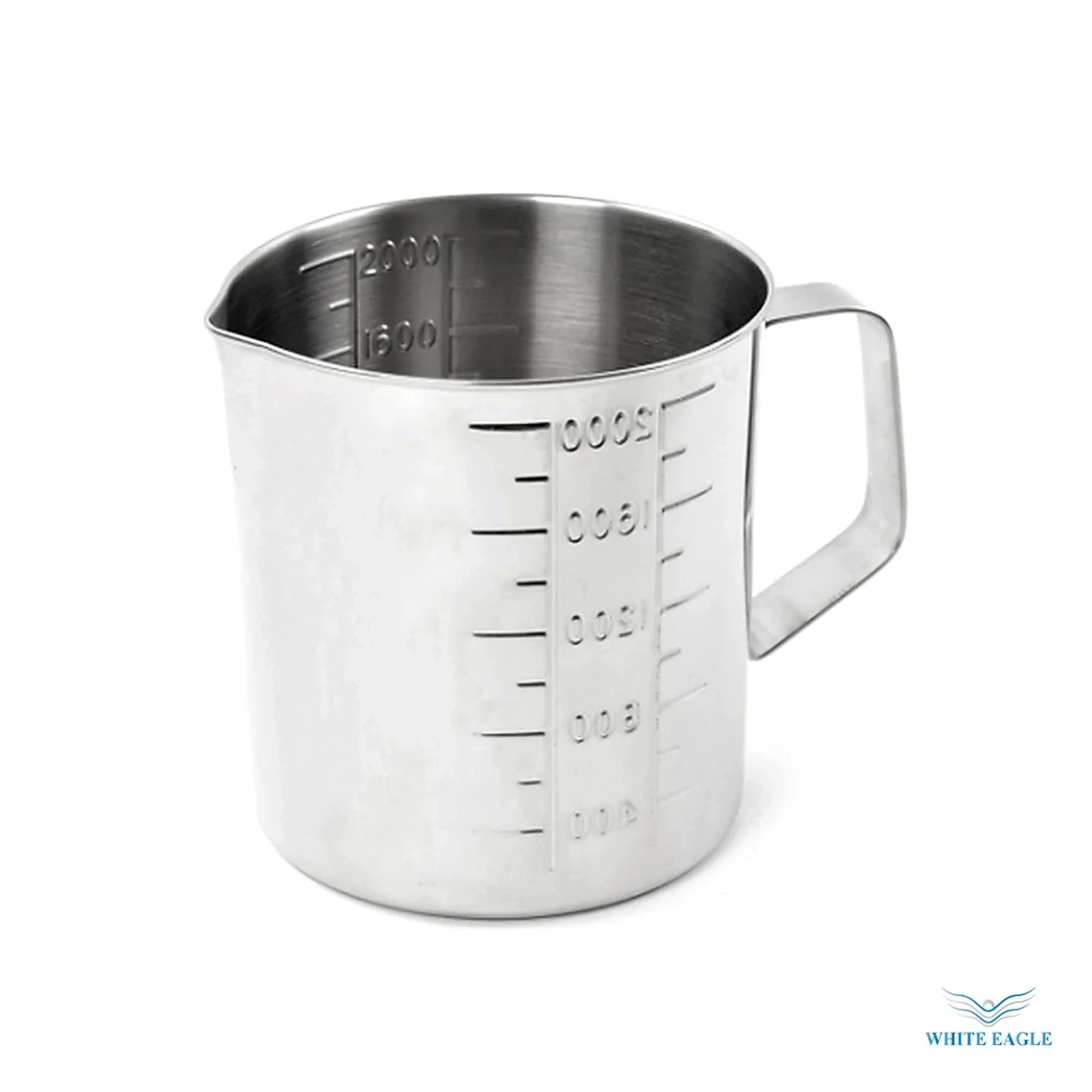 Stainless Steel Measuring Jug 2000 ML - Pastry Cutters & Molds from White Eagle Trading Doha Qatar - ادوات مطاعم وفنادق وايت ايجل في قطر