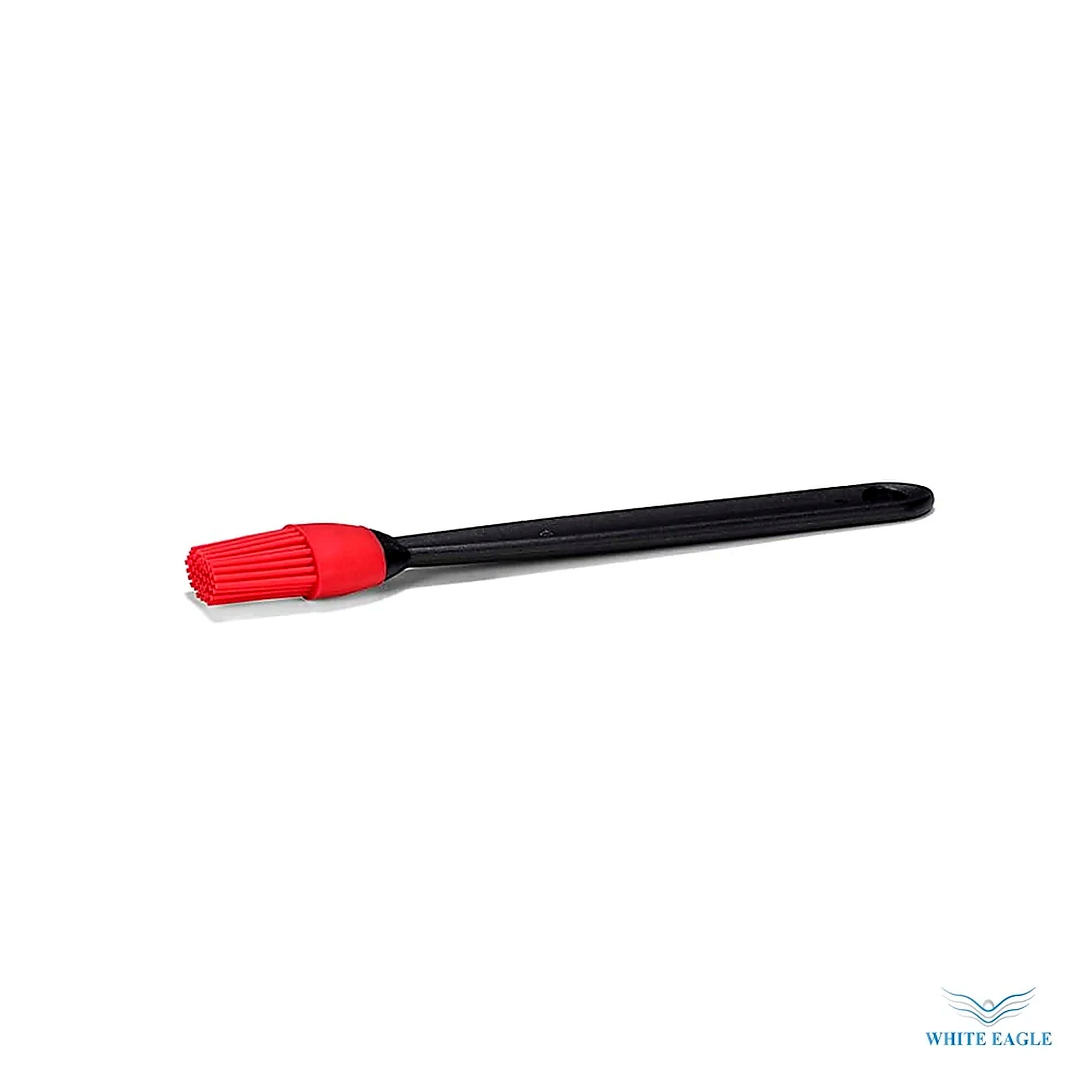 Silicone Brush Color- Black-red Size- 8.7 x 0.8 x 1.4 inches - Pastry Brushes, Scrapers & Prep Tools from White Eagle Trading Doha Qatar - ادوات مطاعم وفنادق وايت ايجل في قطر
