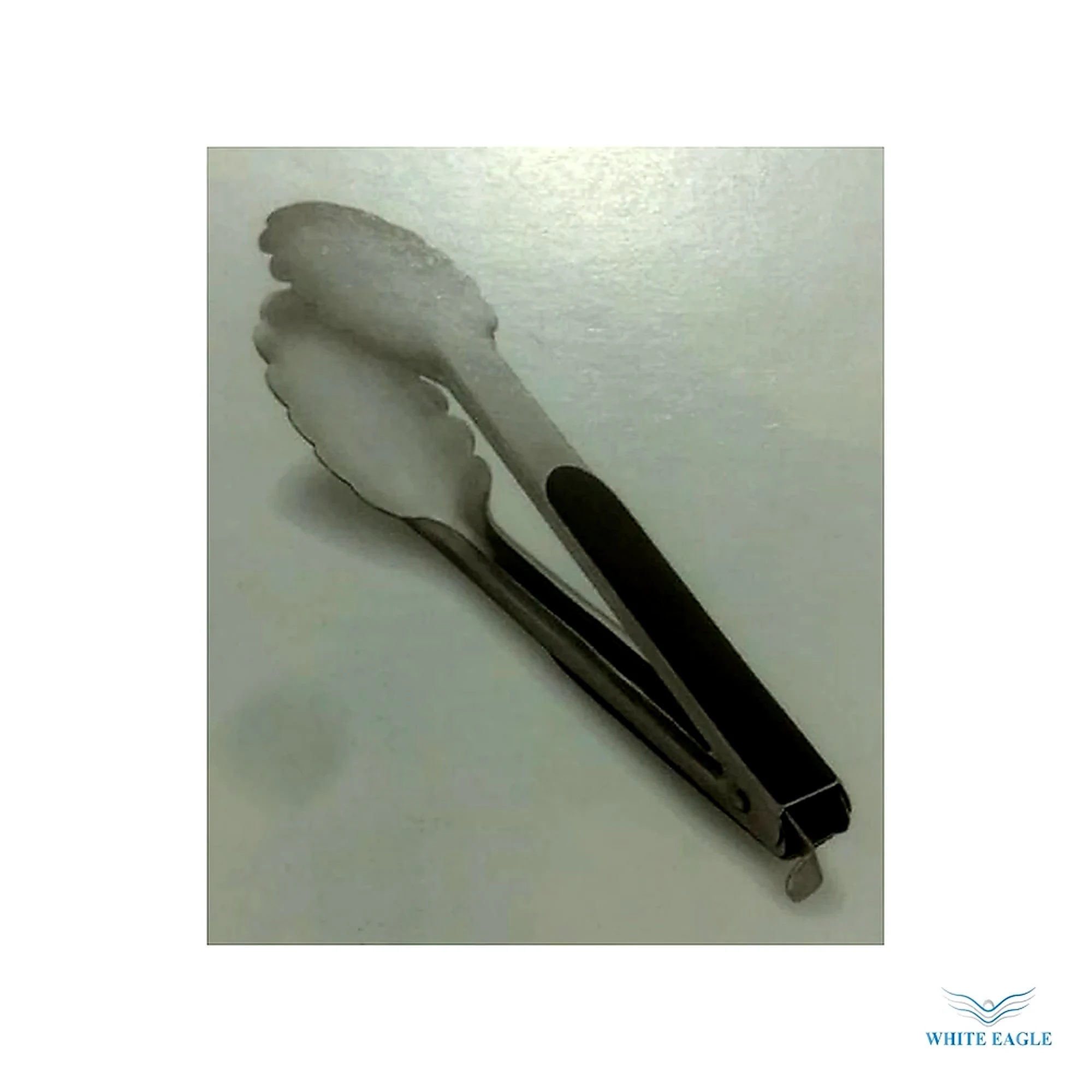 Rubber Grip Tong Black color - Tongs from White Eagle Trading Doha Qatar - ادوات مطاعم وفنادق وايت ايجل في قطر