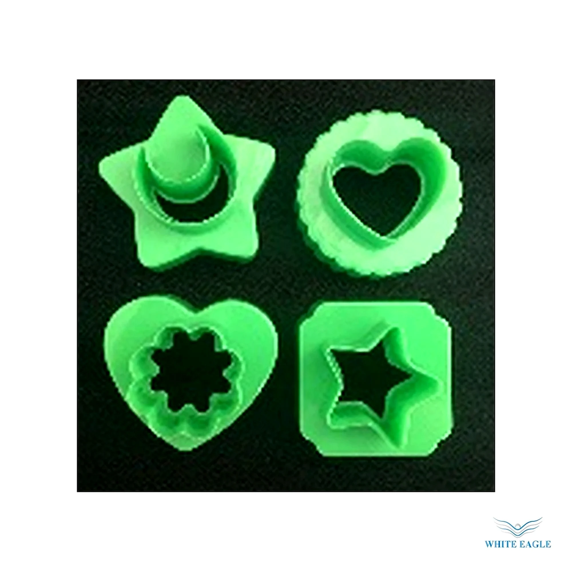 4-PIECES COOKIE CUTTER - Pastry Cutters & Molds from White Eagle Trading Doha Qatar - ادوات مطاعم وفنادق وايت ايجل في قطر